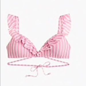 J. Crew Wrap bikini top